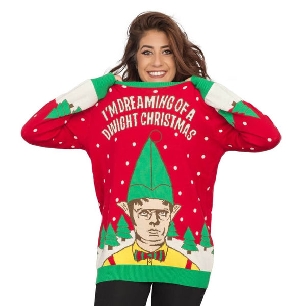Women's I’m Dreaming of a Dwight Christmas Ugly Sweater 6