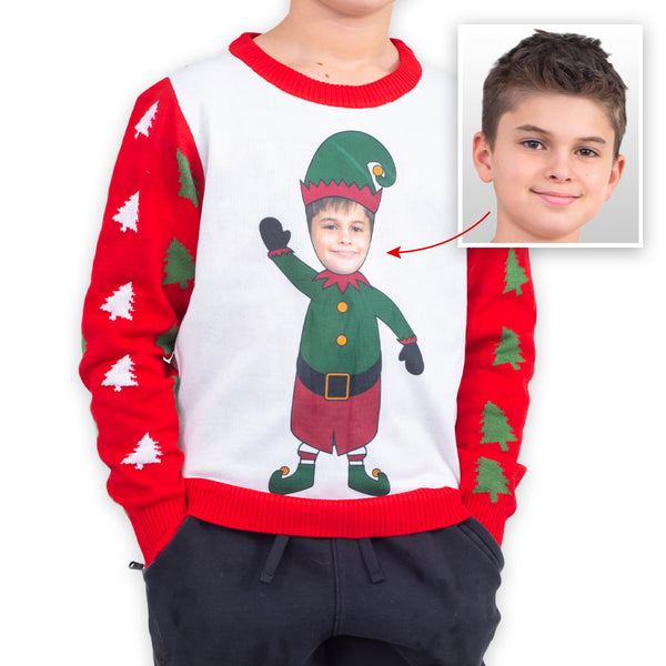Custom Youth Elf Yourself Sweater