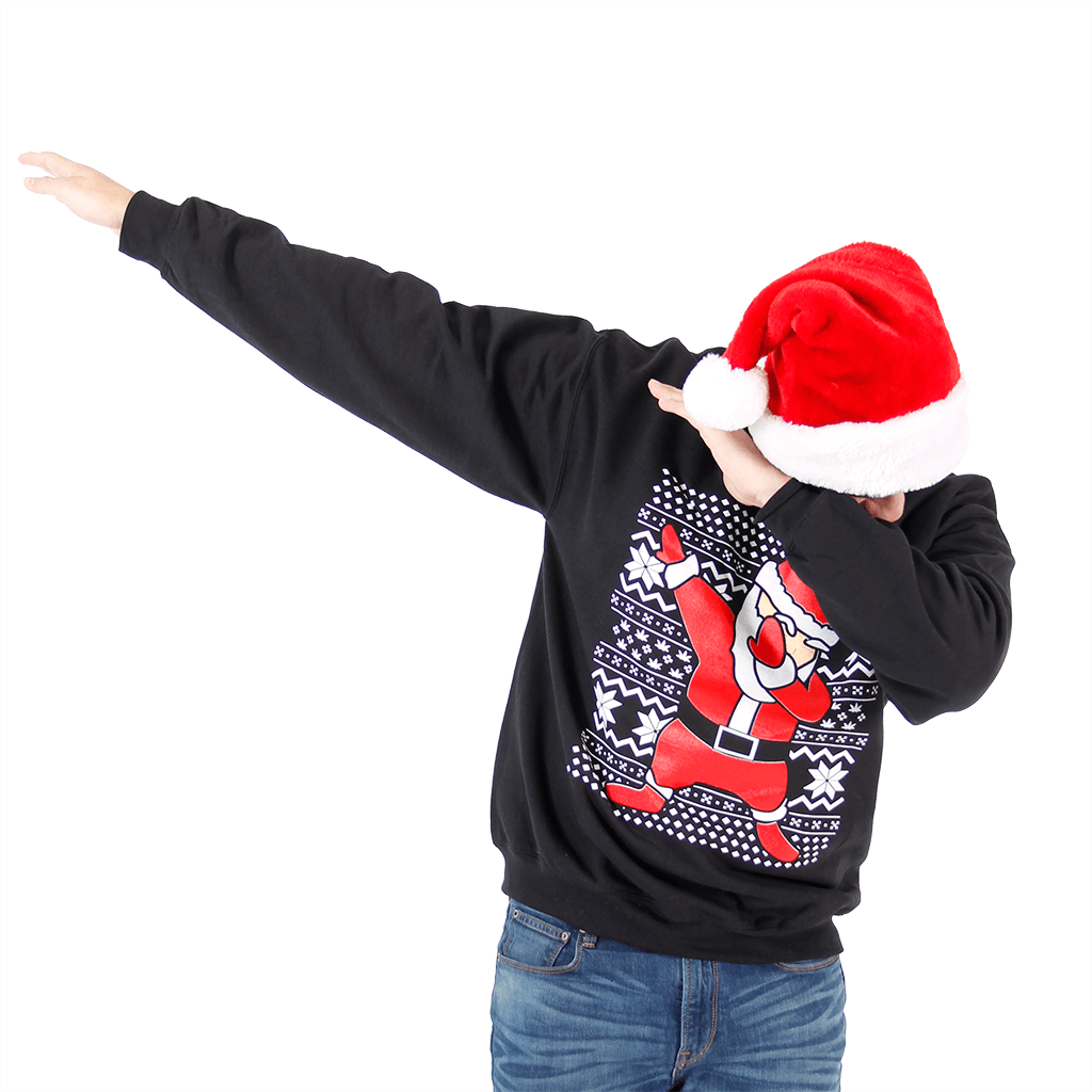 Dabbin Santa Ugly Christmas Sweatshirt