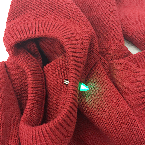 LED Christmas Sweater Light Ornaments