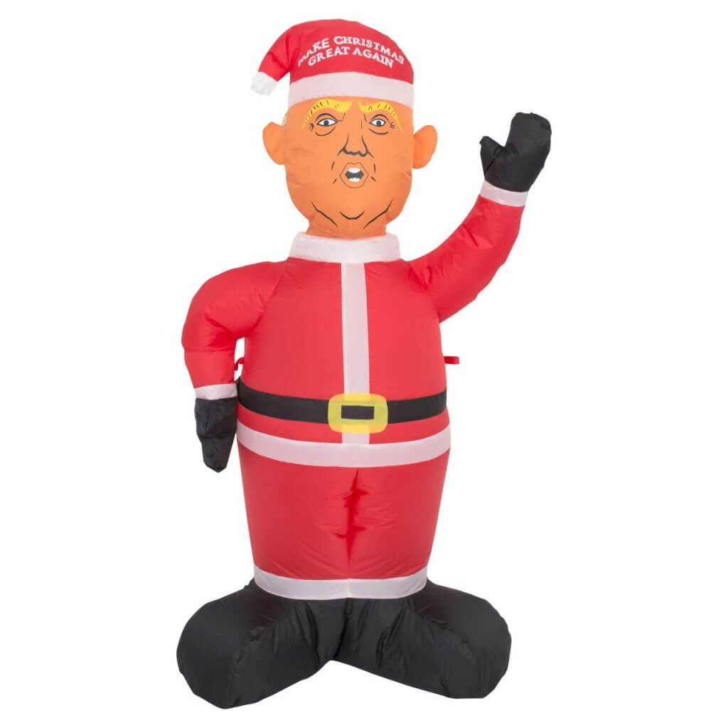 Donald Trump Make Christmas Great Again Lawn Inflatable (inflatable Size: 8ft)