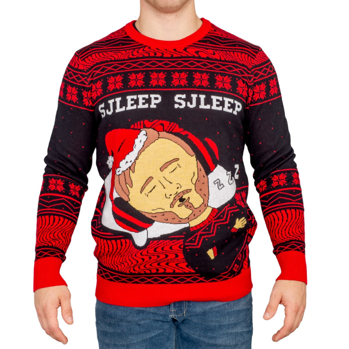Pewdiepie Sjleep Sjleep Ugly Christmas Sweater - christmas jumper roblox