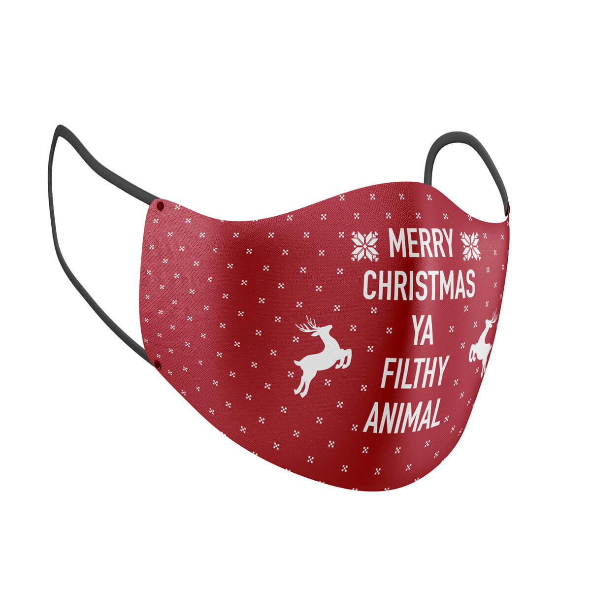 Home Alone Merry Christmas Ya Filthy Animal Face Mask - Ugly Christmas Sweaters